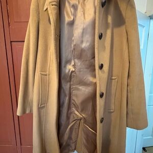 Anne Klein Men's Camel Trench Coat